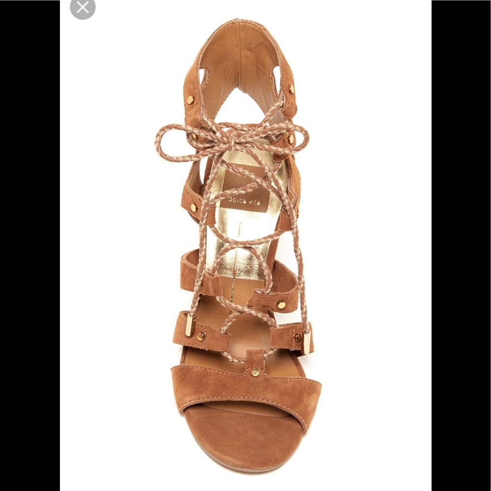 Dolce Vita Howie lace-up sandals, sz. 8.